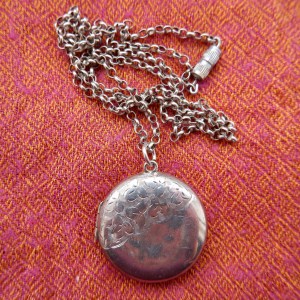 Image of silver locket.