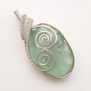 Sea glass pendant