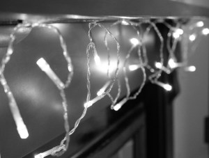 Image of a string of electric lights